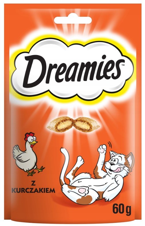 Dreamies 7894 Przysmak dla kota 60gr z kurczakiem