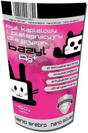 Bazyl Ag+ Pył kąpielowy z nanosrebrem 450g