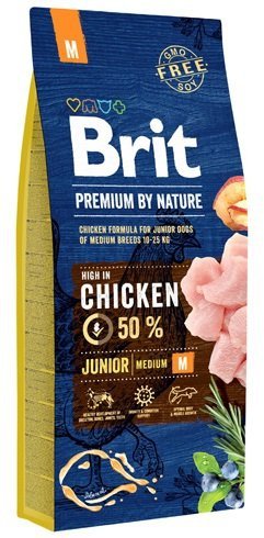 Brit Premium By Nature M Junior 3kg