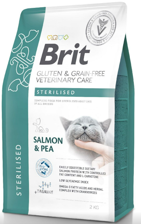 Brit 9824 Veterinary Diets Cat 2kg Sterilised