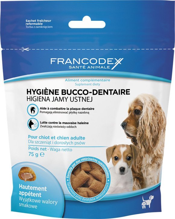 Francodex 170238 przysmak na higiene jamy pies 75g