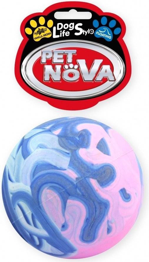 Pet Nova 0706 Piłka multikolor pełna 7cm vanilia