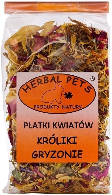 Herbal Pets 4166 Płatki kwiatów króliki gryzon 30g