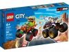Zestaw Prezent LEGO CITY 60397 Wyścig Monster Truckami 301 Klocki 6+ Torba