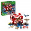 Zestaw Prezent LEGO Minecraft 21270 Dom Grzybowej Krowy Klocki 8+ Torba