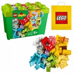 Zestaw Prezent LEGO Duplo Wielkie Pudełko Klocki Uniwersalne BOX + Torba