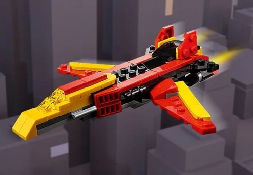 Zestaw Prezent LEGO Creator 31124 SUPER ROBOT 3w1 Samolot Smok 6+ Torba