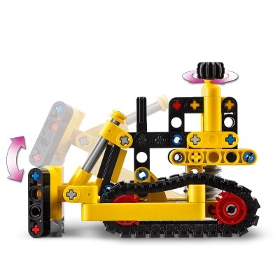 Zestaw Prezent LEGO Technic 42163 Buldożer Spych Budowa Klocki 7+ Torba