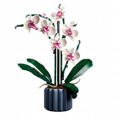 Zestaw Prezent Klocki LEGO ICONS 10311 Botanical Orchidea Storczyk + Torba