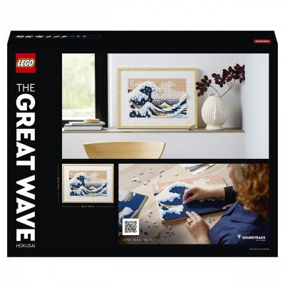 Zestaw Prezent Klocki LEGO Art 31208 Hokusai Wielka Fala Obraz + Torba