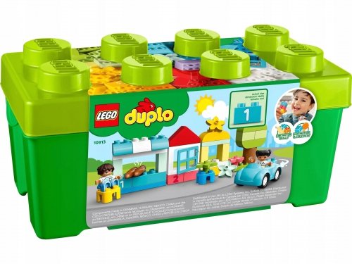 Zestaw Prezent LEGO Duplo Średnie Pudełko z Klockami BOX 65 Klocki 2+ Torba