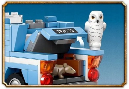 Zestaw Prezent LEGO Harry Potter 76424 Latający Ford Anglia Klocki 7+ Torba