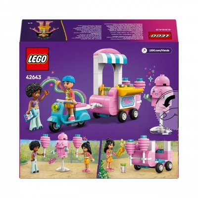 Zestaw Prezent LEGO Friends 42643 Stoisko z Watą Cukrową Klocki 6+ Torba