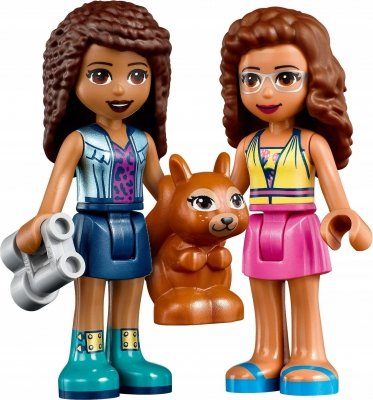 Zestaw Prezent Klocki LEGO Friends 41677 Leśny Wodospad Skuter Las 5+ Torba