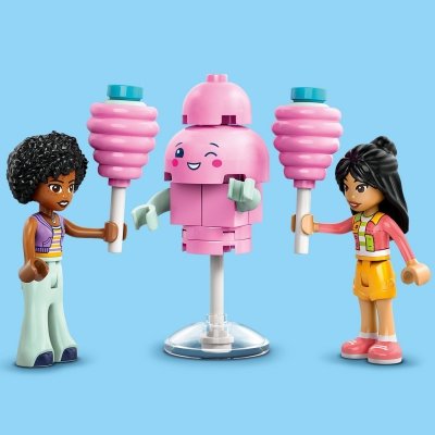 Zestaw Prezent LEGO Friends 42643 Stoisko z Watą Cukrową Klocki 6+ Torba