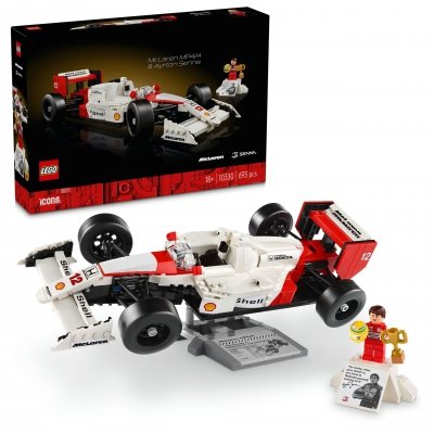 Zestaw Prezent Klocki LEGO ICONS 10330 McLaren MP4 Ayrton Senna F1 + Torba