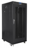 SZAFA INSTALACYJNA RACK STOJĄCA 19 22U 800X800 CZARNA DRZWI PERFOROWANE LCD LANBERG (FLAT PACK)
