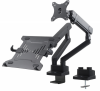 Uchwyt biurkowy Maclean na 2 monitory MC-813 (17 - 32)