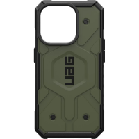 UAG Pathfinder Magsafe - obudowa ochronna do iPhone 15 Pro kompatybilna z MagSafe (olive) 