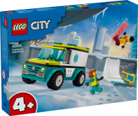 LEGO 60403 City - Karetka i snowboardzista 