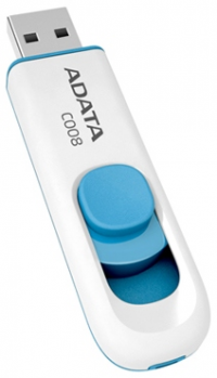 Pendrive A-DATA C008 (16 GB /USB 2.0 /Biało-niebieski ) 