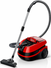 Odkurzacz workowy BOSCH AquaWash&Clean BWD421PET (2100W /Czerwono-czarny ) 