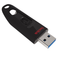 Pendrive SANDISK Ultra 128 GB Czarny (128 GB /USB 3.0 /Czarny ) 