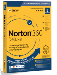 NORTONLIFELOCK 360 deluxe 50GB PL 1 user 5 device 12mo generic ret1 mm