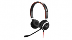 Słuchawki nauszne z mikrofonem JABRA Evolve 40 Duo MS (1.2m /Przewodowe wtyk/Czarny)