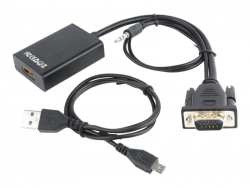 Adapter GEMBIRD A-VGA-HDMI-01 VGA - HDMI + Audio