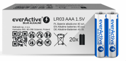 Baterie EVERACTIVE Alkaliczna AAA 1100mAh 40 szt. ALEV03S2BK