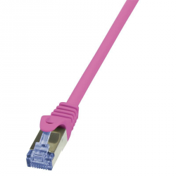 LOGILINK S/FTP Cat.6a 1.5 m Różowy 1.5 Patchcord