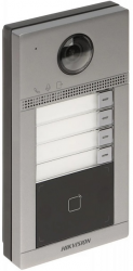 Hikvision DS-KV8413-WME1(C) 4-przyciskowa metalowa stacja drzwiowa dla domów jednorodzinnych