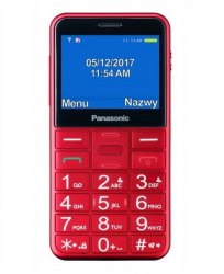 Telefon PANASONIC KX-TU155 Czerwony