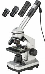 Mikroskop Bresser Junior 40x–1024x, z futerału