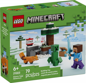 LEGO Minecraft Przygoda Steve’a w tajdze 21583