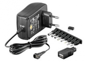 301948 18 W Zasilacz sieciowy TECHLY 18W  Multipin 3V