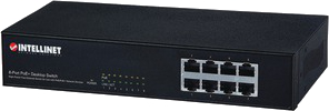 Przełącznik INTELLINET NETWORK SOLUTIONS 8 Port Fast Ethernet PoE+ 560764 8x 10/100