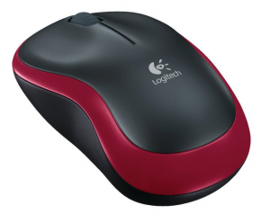 Mysz Bezprzewodowa LOGITECH M185 Czerwony