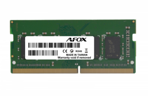 Pamięć AFOX (SODIMMDDR3L8 GB1600MHz1.35V11 CLSingle)
