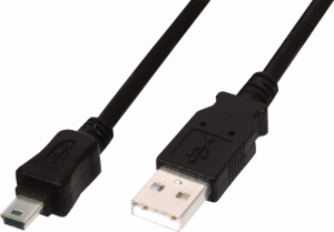 Kabel USB ASSMANN mini B (5-pin) 1