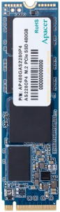 Dysk SSD APACER AS2280P4 M.2 2280″ 480 GB PCIe NVMe 3.0 x4 3200MB/s 2000MS/s