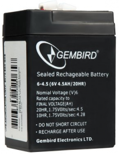 Bateria do zasilacza awaryjnego GEMBIRD BAT-6V4.5AH