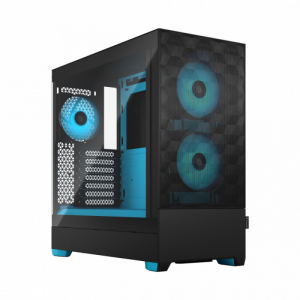 Obudowa FRACTAL Pop Air TG Clear Tint RGB Cyan Core