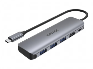 UNITEK Hub USB-C 3xUSB 3.1 Gen1 PD 100W Hdmi 4K H1107E