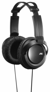 Słuchawki nauszne JVC HA-RX330 (2.5m /3.5 mm wtyk/Czarny)