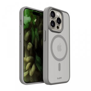 LAUT Huex Protect - obudowa ochronna do iPhone 15 Pro Max kompatybilna z MagSafe (grey)