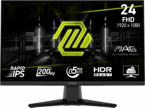 Monitor MSI MAG 242F (23.8 /Rapid IPS /200 HzHz /1920 x 1080 /Czarny)