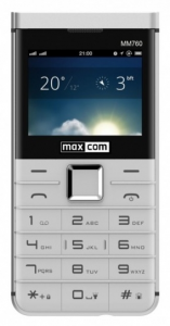 Telefon MAXCOM MM 760 Dual SIM Biały