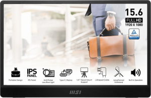 Monitor MSI PRO MP161 E2U (15.6 /IPS /60Hz /1920 x 1080 /Czarny)